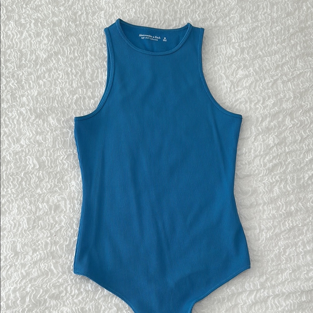 Abercrombie Blue Ribbed Bodysuit